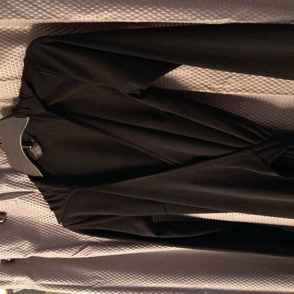 Black Wrap Dress Express 5/6